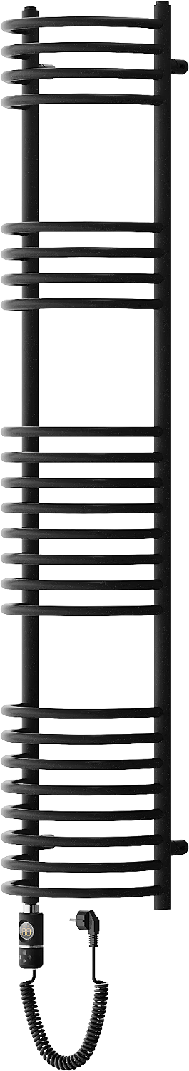 Mexen Eros електрически радиатор 1600 x 318 мм, 600 W, черен - W112-1600-318-2600-70