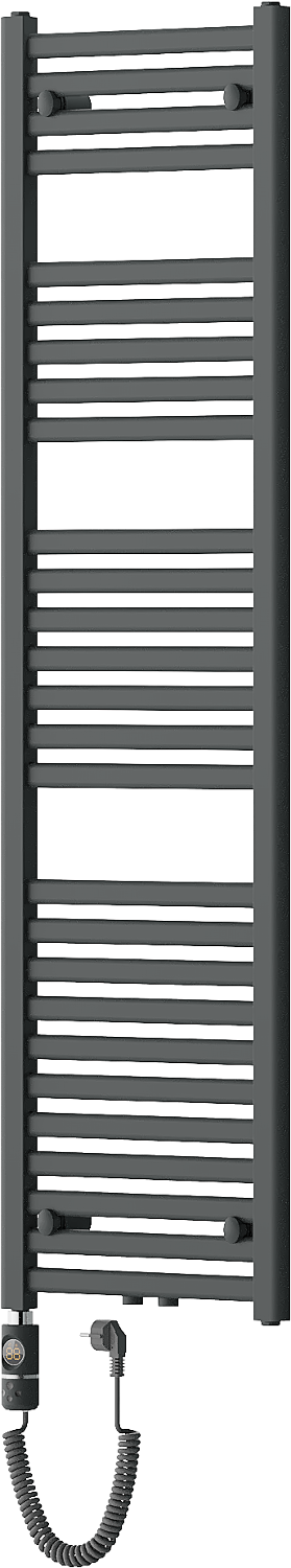 Mexen Hades електрически радиатор 1500 x 400 мм, 600 W, антрацит - W104-1500-400-2600-66