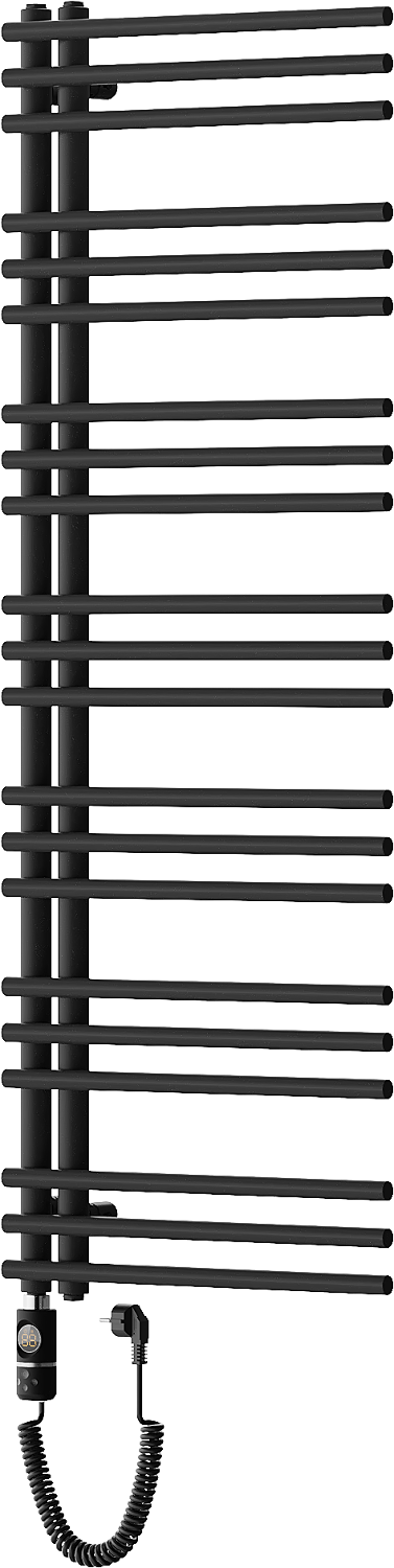 Mexen Neptun електрически радиатор 1400 x 500 mm, 600 W, черен - W101-1400-500-2600-70