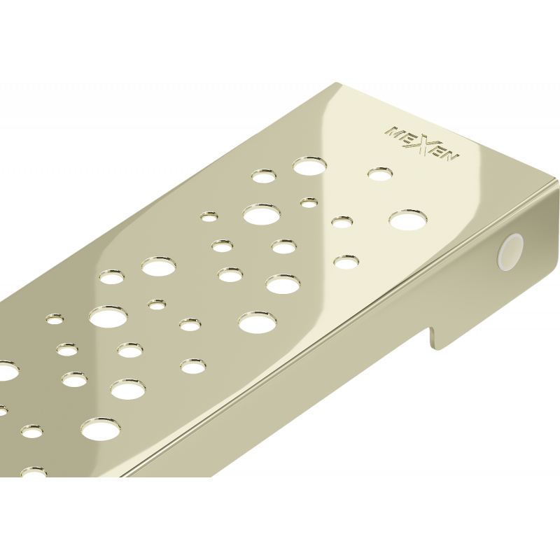 Mexen M12 маска за линейен дренаж 90 см, златна - 1521090