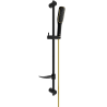 Mexen DF49 комплект за душ с плъзгащ се ръкохватка, черен/златен - 785494582-57