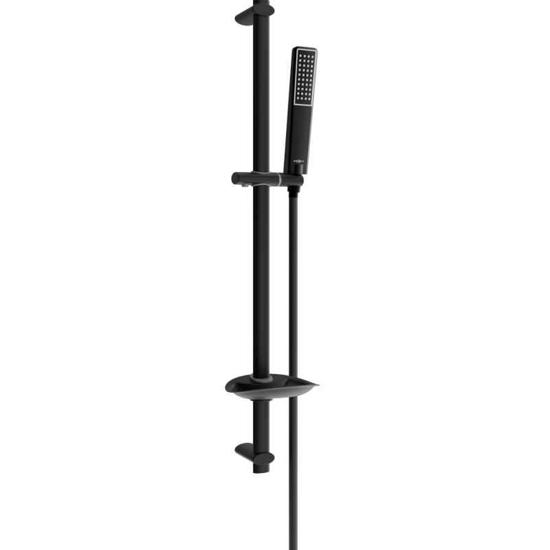 Mexen DB72 комплект подвижен душ, черен - 785724584-70