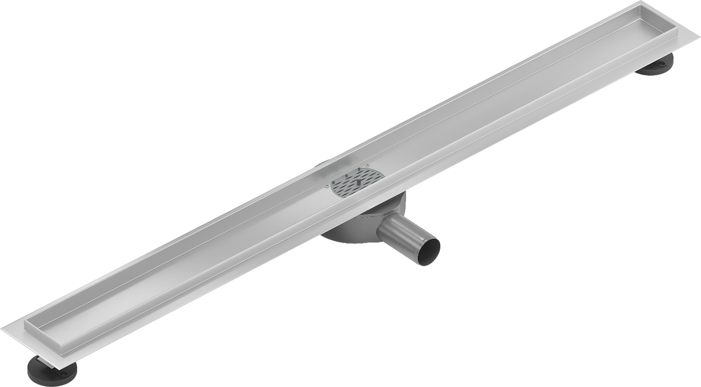 Mexen Flat 360 корпус до оттичане линейно обиране 100 cm, inox - 1040100