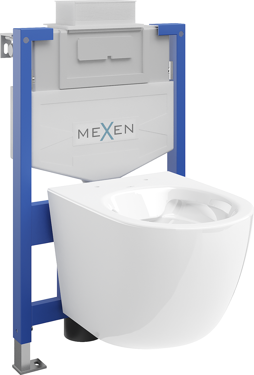 Mexen комплект за вграждане WC с конструкция Fenix XS-U и чиния WC Lena, бял гланц - 6853322XX00